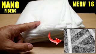 DIY N95 Mask Nano Fiber Material! (Electrostatic Free)