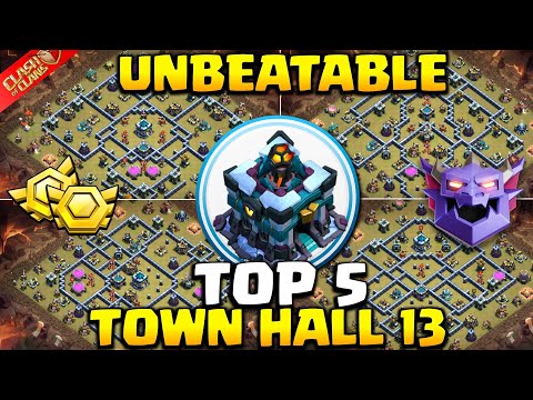 NEUE BESTES Rathaus 13 (RH13) Basis mit Link 2025 | TOP 5 RH13 Kriegs-/Trophäenbasen | Clash of C...