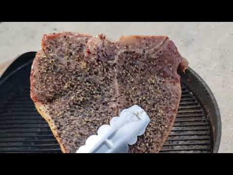 Step by Step Reverse Sear Steak - Weber Kettle Grill - Smoker