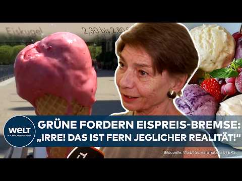 BERLIN: Debatte kocht! Berliner Grüne wollen Eispreisbremse! Irre Idee oder fern jeglicher Realität?