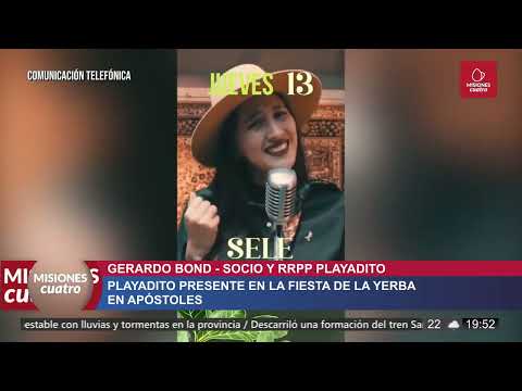 Playadito presente en la Fiesta de la Yerba en Apóstoles | Misiones Cuatro