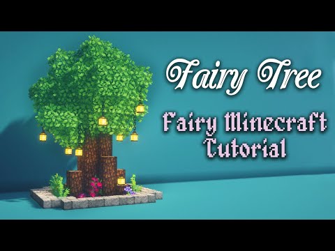 Fairy Minecraft: Fairy Tree Tutorial 🍄🌿✨ Fairytale Fairycore Fairy tail Magical 🌸 Kelpie The Fox