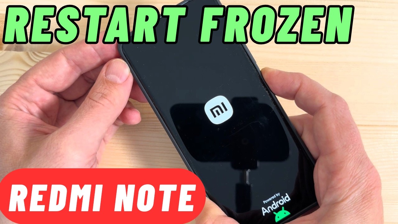 📱 How to Restart a Frozen Redmi Phone (Force Restart)