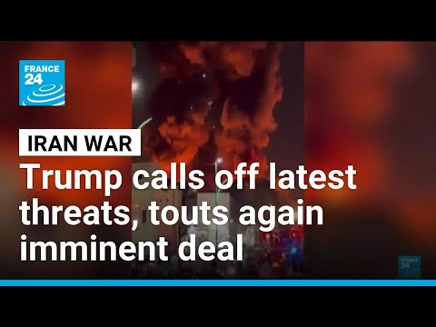 Trump calls off latest threats to strike Iran, citing progress in negotiations