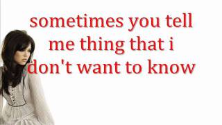 Mandy Moore- Crush with lyrics on screen