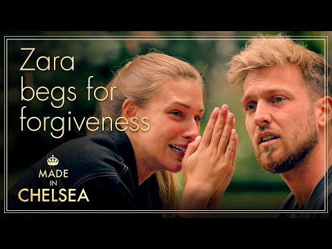 Zara asks for forgiveness in this HEARTBREAKING scene | Made in Chelsea