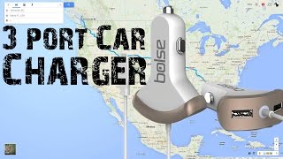 Bolse 3-Port Car Charger