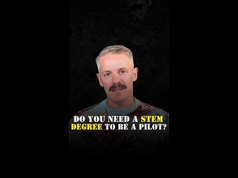What degree you need to become a fighter pilot.