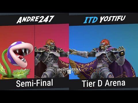 SAU18: Final - Andre247 (Ganondorf, Piranha Plant) Vs. ITD| Yostifu (Ganondorf) - Tier D Arena