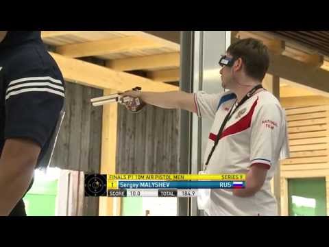 P1 men's 10m air pistol | 2014 IPC Shooting World Championships
