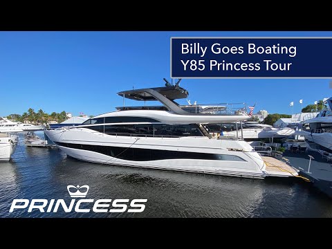 Look Around 2025 Princess Y85 Sold by Silver Seas Yachts Seattle