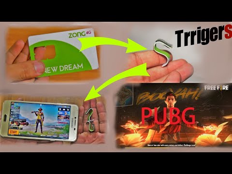 How To Make Fire Button / L1 R1 Button For PUBG Mobile,ROS And Fortnite!diy trigger | DIY