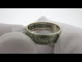 Відео огляд Срібна каблучка "Вінчальна" кжх53