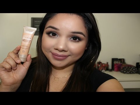 NEW Maybelline Dream Velvet Soft Matte Hydrating Foundation Review + Demo Video