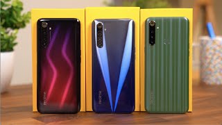 Realme 6 Pro, Realme 6, and Realme 6i Unboxing: 90Hz on a Budget!