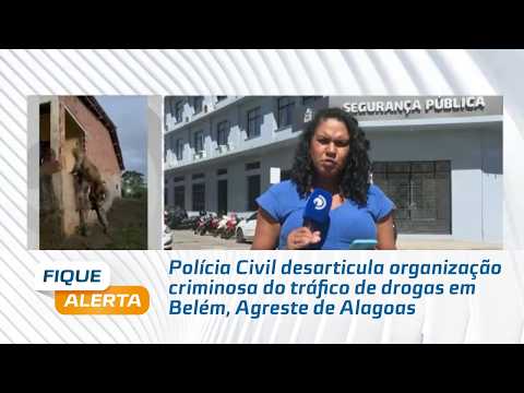Polícia Civil desarticula organização criminosa do tráfico de drogas em Belém, Agreste de Alagoas