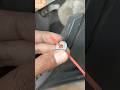 Repairing A Plastic Bumper Clip Using Ties And Washers