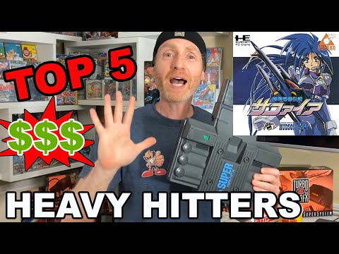 PC Engine Mini - TOP 5 Heavy Hitters - Most Expensive Games - Review Series