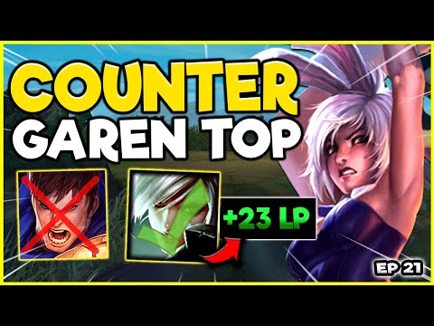 How to ALWAYS Beat Garen EVERY Ranked Game... (FREE LP!) - Riven TOP Gameplay Guide Season 11 (Ep21)