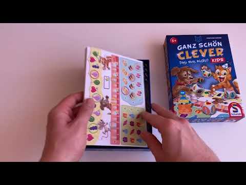 Egy okos húzás! Kids (Ganz Schön Clever Kids) dobozbontás - boardgame_hun