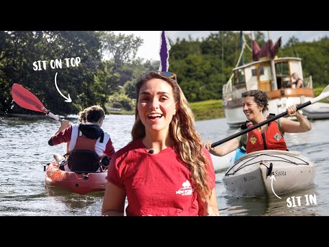 What's the difference between sit-in and sit-on-top kayaks? | New Forest Activities