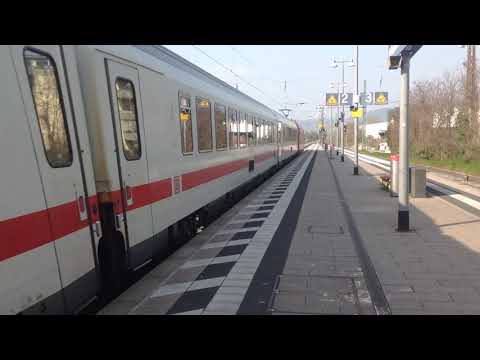 101 mit IC nach Dortmund durchfährt den S-Bahnhof Heidelberg Kirchheim/Rohrbach