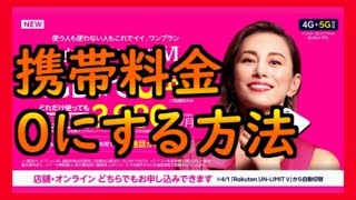 携帯電話料金0円にする方法！楽天モバイル＆楽天ひかり＆回線について初心者でもわかりやすく解説！
