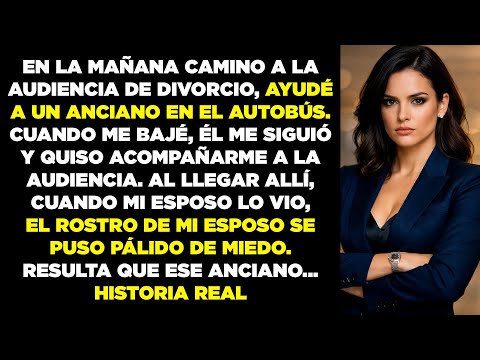 Ayudé a un anciano en el bus; era profesor de Derecho. Mi esposo, soberbio, se arrodilló al verlo!!!