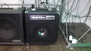 Video thumbnail for Hartke HD25 25 Watt Bass Guitar Amp Review by Kevys RC & Music