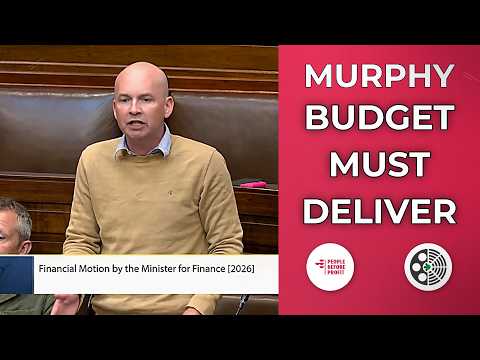 Paul Murphy: Government Scared of the People