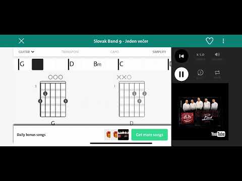 Slovak Band 9 - Jeden vecer cover akordy