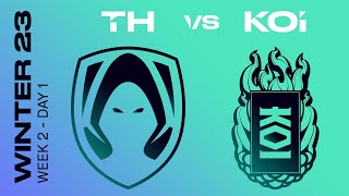 LEC Winter Split 2023 - W2D1 - TH vs KOI