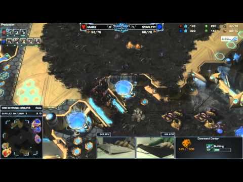 Maru vs Scarlett   Game 2   WCS 2013 Season 2 Finals Groupstage Starcraft 2