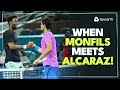 INCREDIBLE ENTERTAINMENT In Carlos Alcaraz vs Gael Monfils | Miami 2024 Highlights