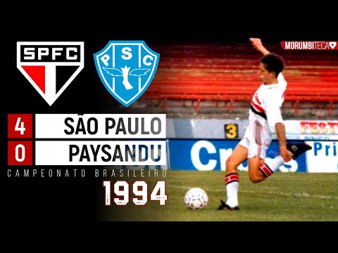 São Paulo 4x0 Paysandu - 1994 - JUNINHO PAULISTA, CATÊ, AÍLTON, CAIO E UM SHOW DO TIME DE TELÊ!