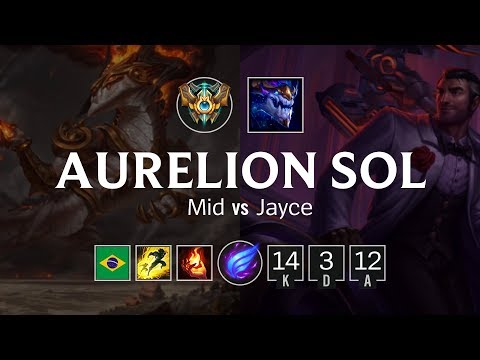 Aurelion Sol Mid vs Jayce - BR Challenger Patch 8.22