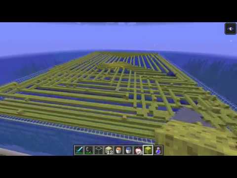 Minecraft Monument drying in progress