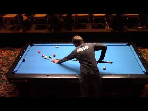 127 run by Maksim Dudanets at Derby City Straight Pool 2018