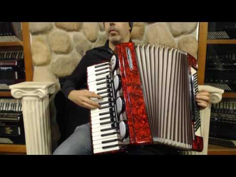 Rare Weltmeister Stella Accordion 11 Treble, 5 Bass image 13