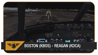 [Prepar3D v3] American Airlines AAL2149 | PMDG NGX | FULL VATSIM ATC | Boston (KBOS) - Reagan (KDCA)