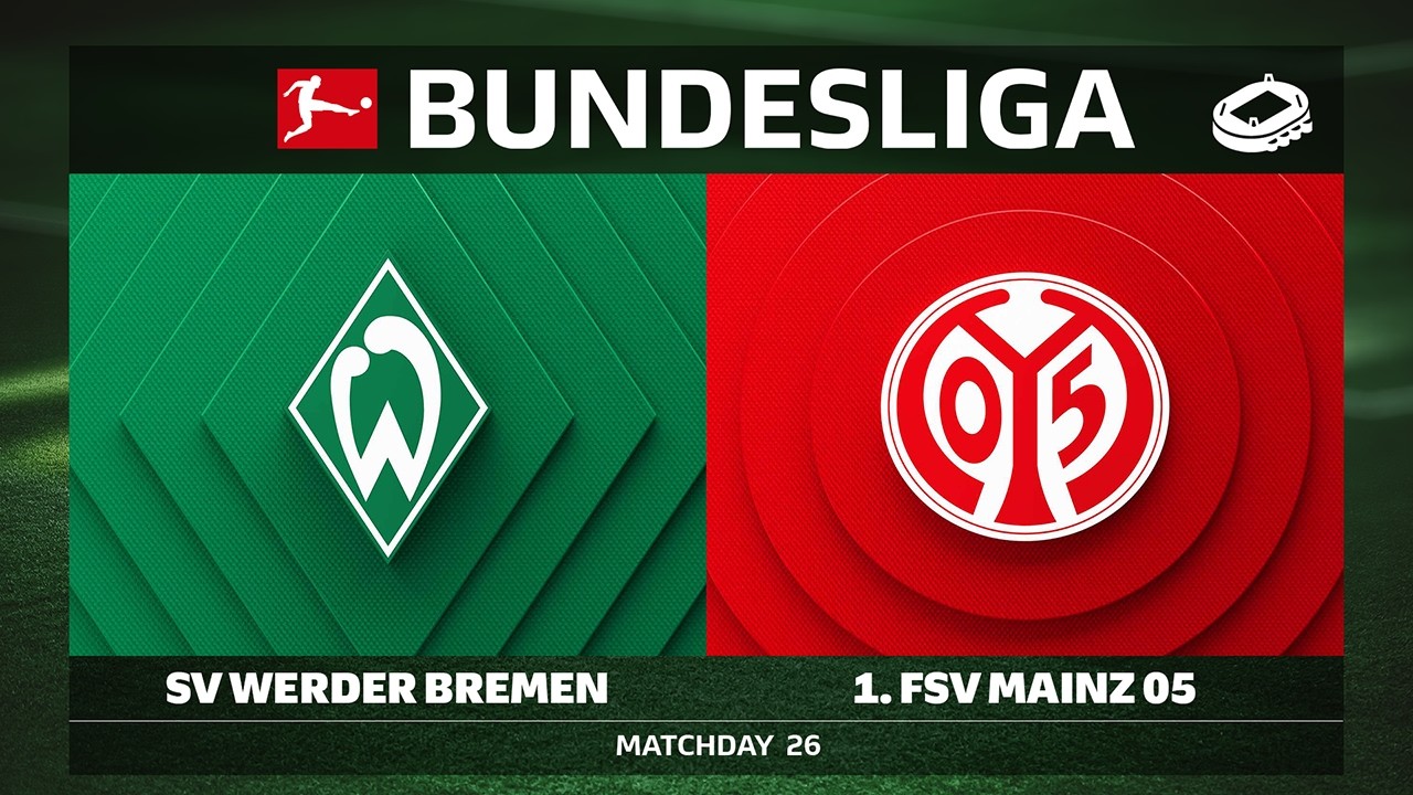 LIVE 🔴 SV Werder Bremen vs. 1. FSV Mainz 05 | Matchday 26 - Bundesliga 2025/26