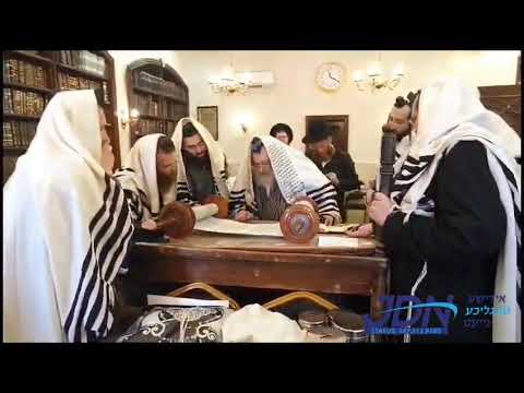 Toldos Aharon Rebbe Davening Shacharis in Teverya - Teves 5784