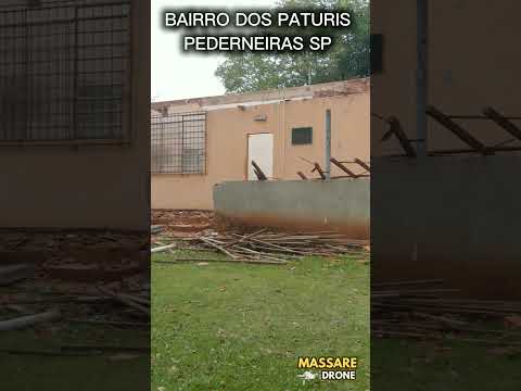 CASAS DERRUBADAS NA BEIRA DO RIO TIETÊ EM PEDERNEIRAS SP #Rancho #Demolição #Destaque