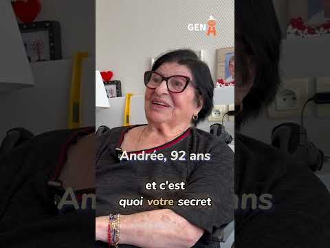 Le secret d’Andrée pour rester jeune #partage #vieux