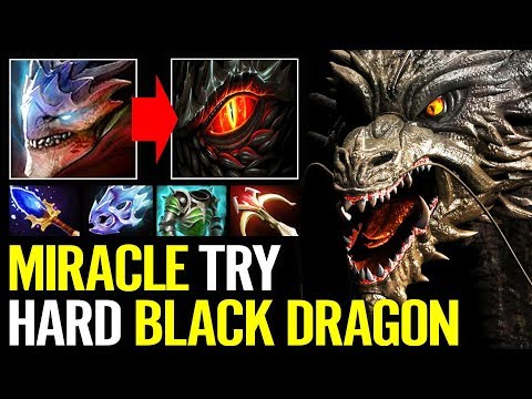 Miracle- [Dragon Knight] 52 Armor & Max Attack Speed IMBA Raid Boss 7.22 Dota 2