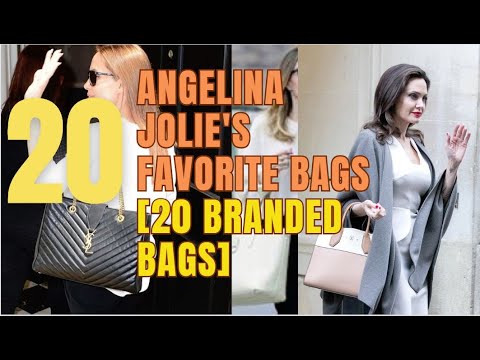 20 ANGELINA JOLIE'S FAVORITE DESIGNERS BAGS| Branded bags most seen on Agelina Jolie