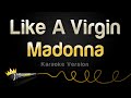 Madonna Like A Virgin Karaoke Version