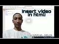 How to insert a video file in a html document | Techno Dhamal | First video