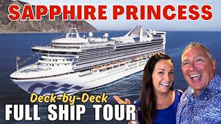 Sapphire Princess Complete Ship Tour | Deck by Deck, Prices & Tips