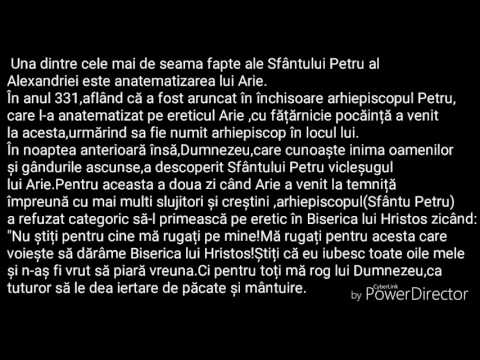 Vedenia Sf.Petru al Alexandriei.